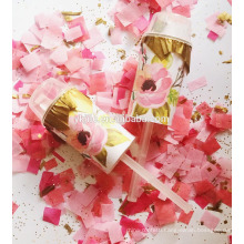 Pink Girl Gender Reveal Party Push Pop Confetti